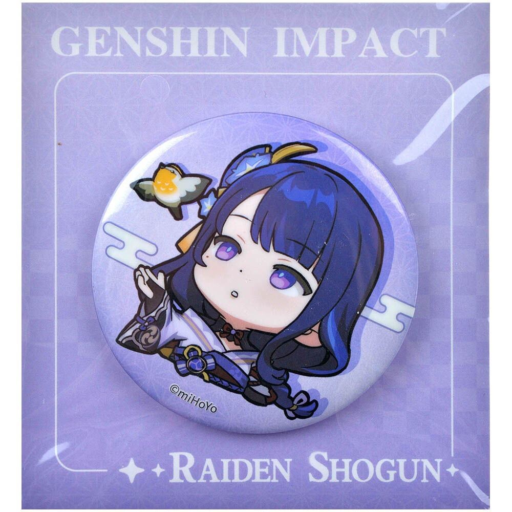 Значок Chibi Expressions Character Can Badge Raiden Shogun