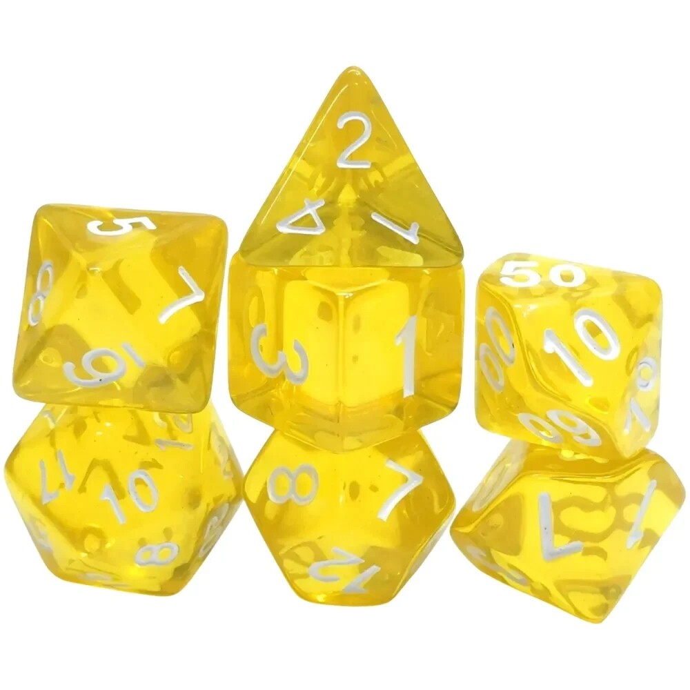 Набор кубиков для НРИ Gem Poly Dice - Yellow