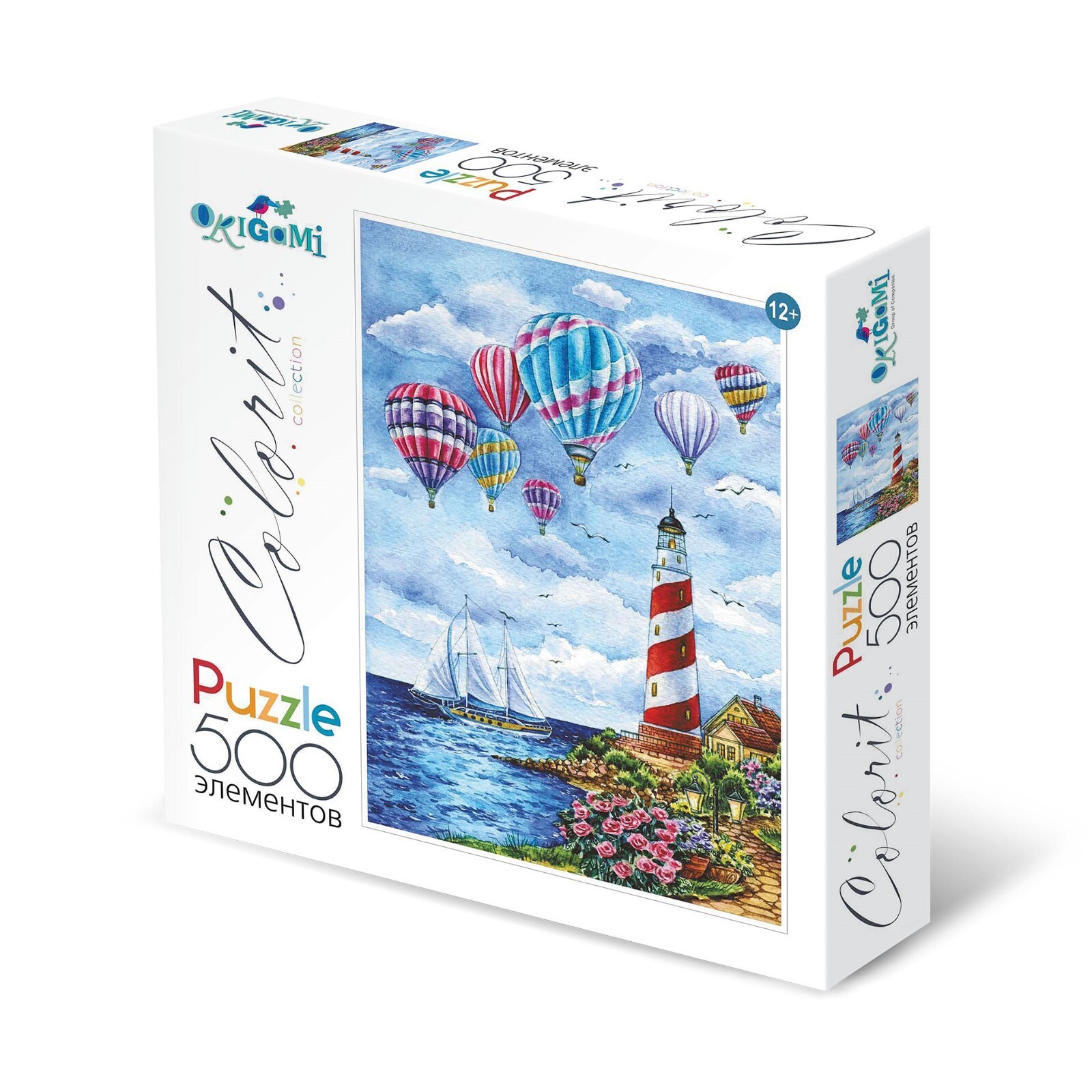 Пазл Origami "Воздушные шары" 500 эл.