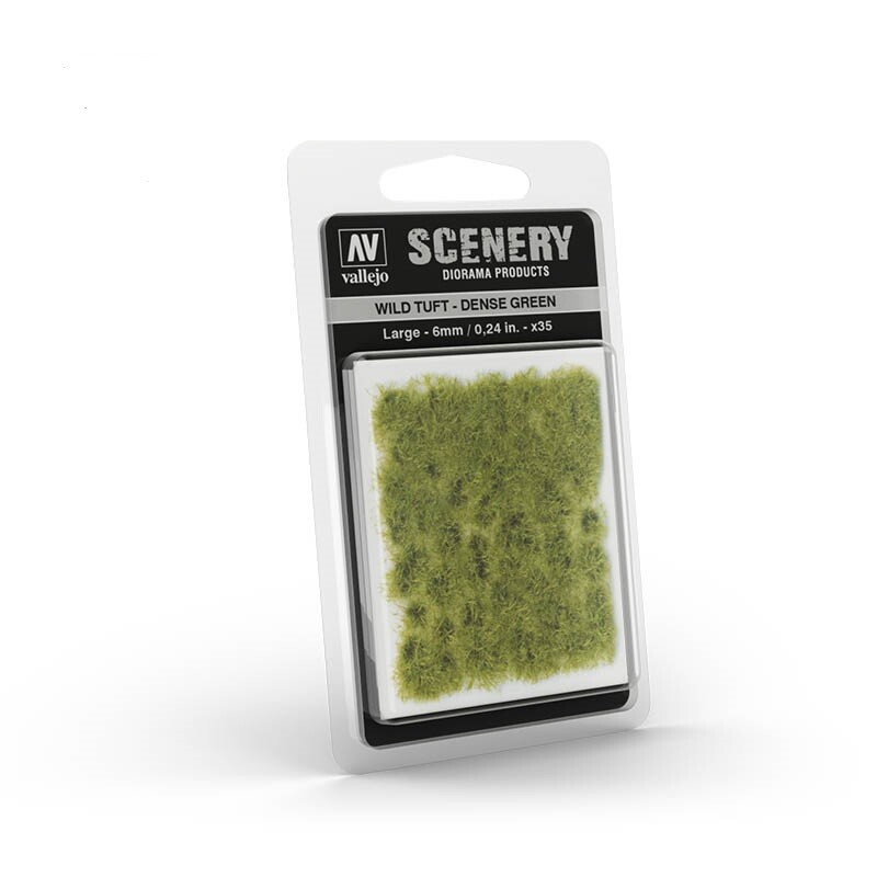 Vallejo Scenery: Wilf Tuft (Dense Green) (6 мм)