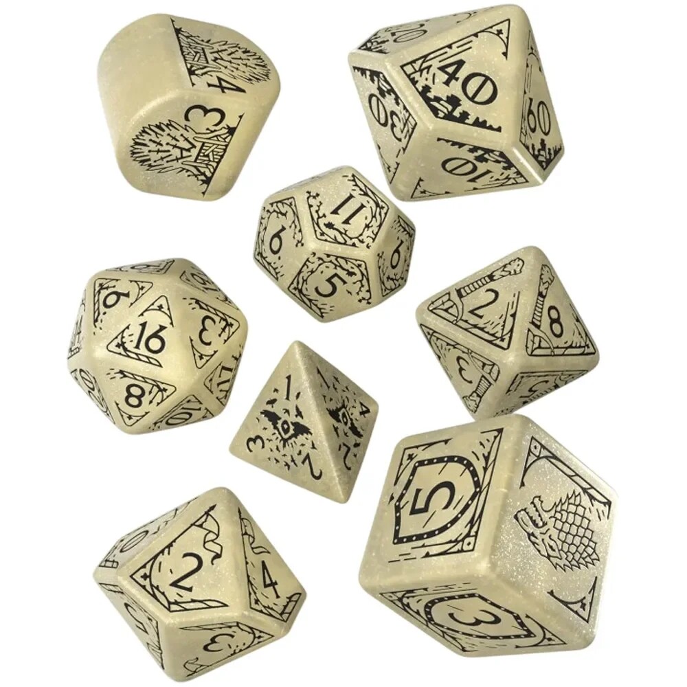 Набор кубиков Game of Thrones Dice Set: Stark, 8 шт