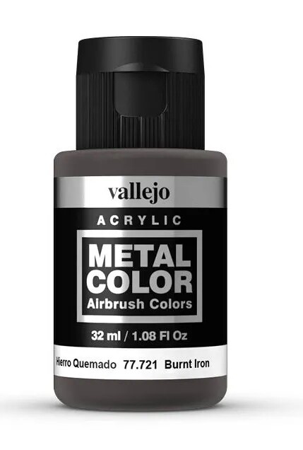 Vallejo Metal Color: Burnt Iron 77.721 (32 мл)