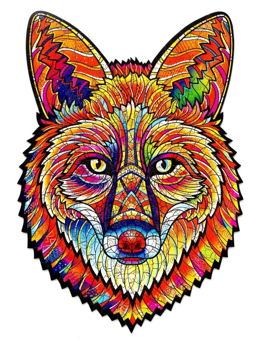 Пазл Zufa деревянный "Сказочный лис" размер XL (2022)