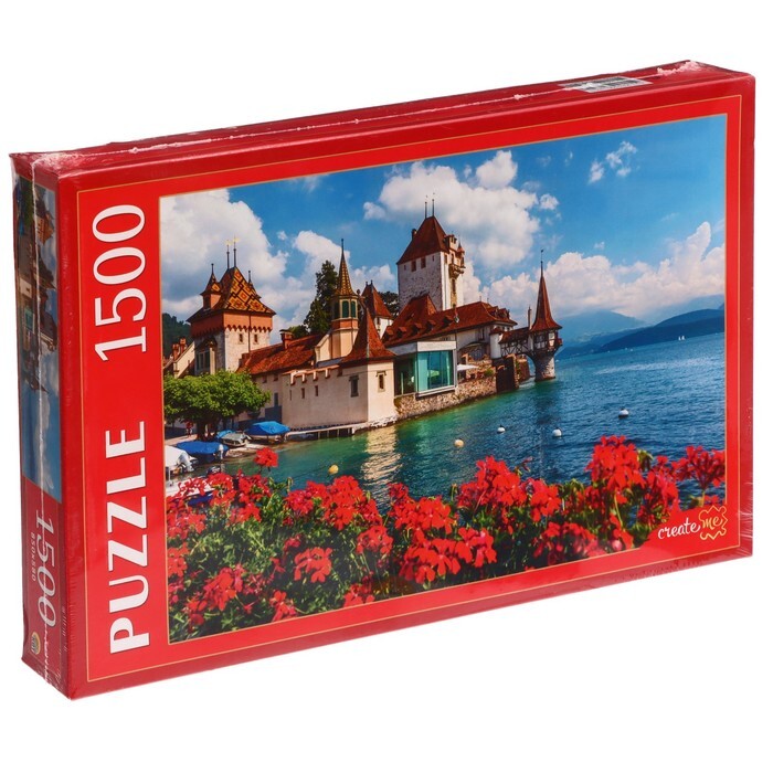 Пазл Рыжий кот  "Живописный дворец на воде" на 1500 детал.