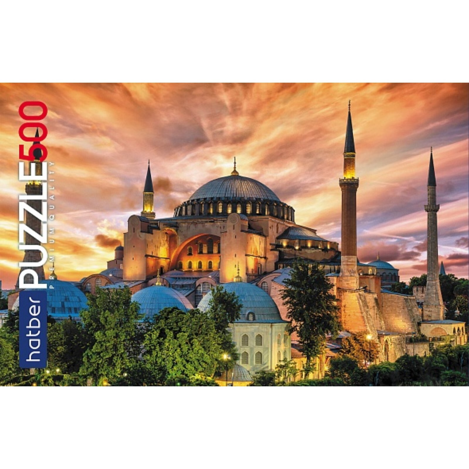 Пазл Hatber "Большая мечеть Айя-София" на 500 детал.