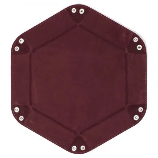 Дайс-трей MTGTRADE  коричневый шестиугольный большой 23х23см