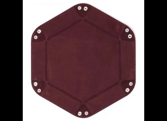 Дайс-трей MTGTRADE  коричневый шестиугольный большой 23х23см