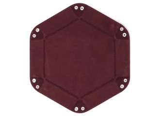 Дайс-трей MTGTRADE  коричневый шестиугольный большой 23х23см