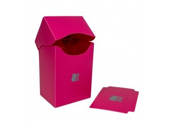 Коробочка пластиковая Blackfire вертикальная - Розовая (80+ карт)