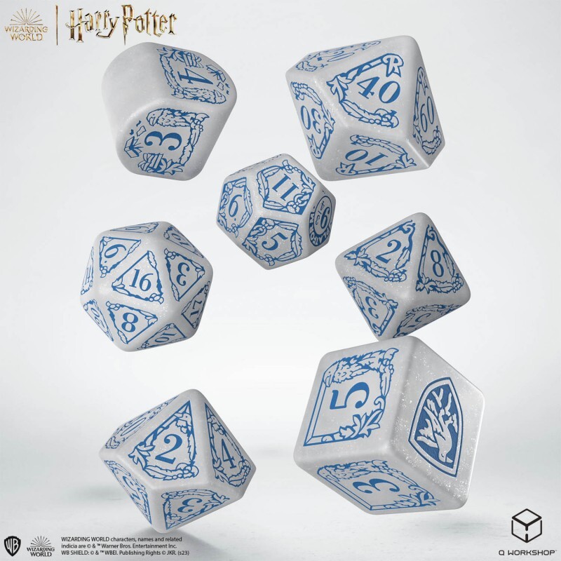Набор кубиков Harry Potter. Ravenclaw Modern Dice Set: White, 7 шт.