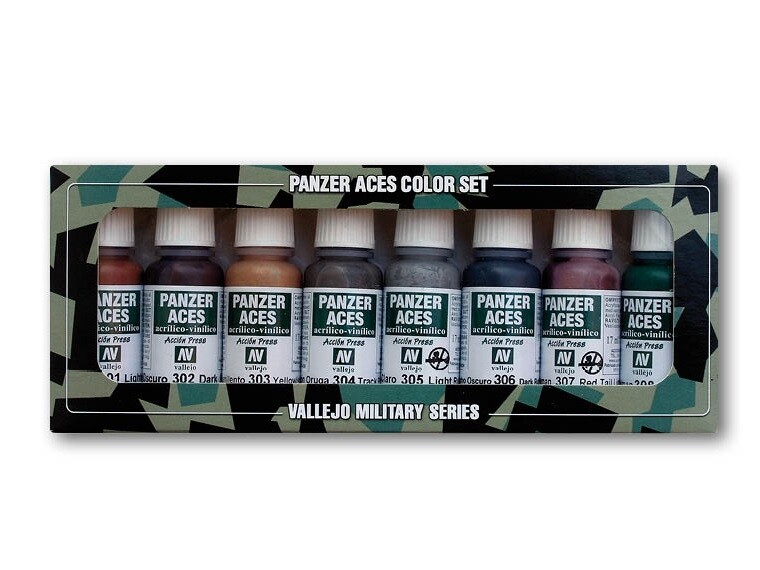 Vallejo Model Color: Rust, Tracks and Rubber 70.122 (8 шт)