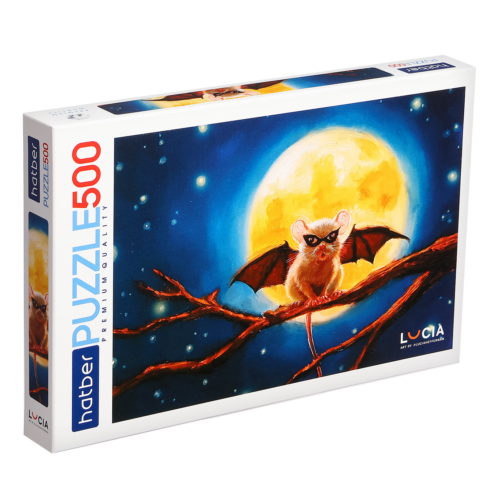 Пазл Hatber "Узнай себя!" на 500 детал. (летучая мышь)