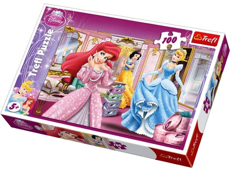 Пазл Trefl  "Готовимся к празднику" (Дисней принцессы) 100 деталей