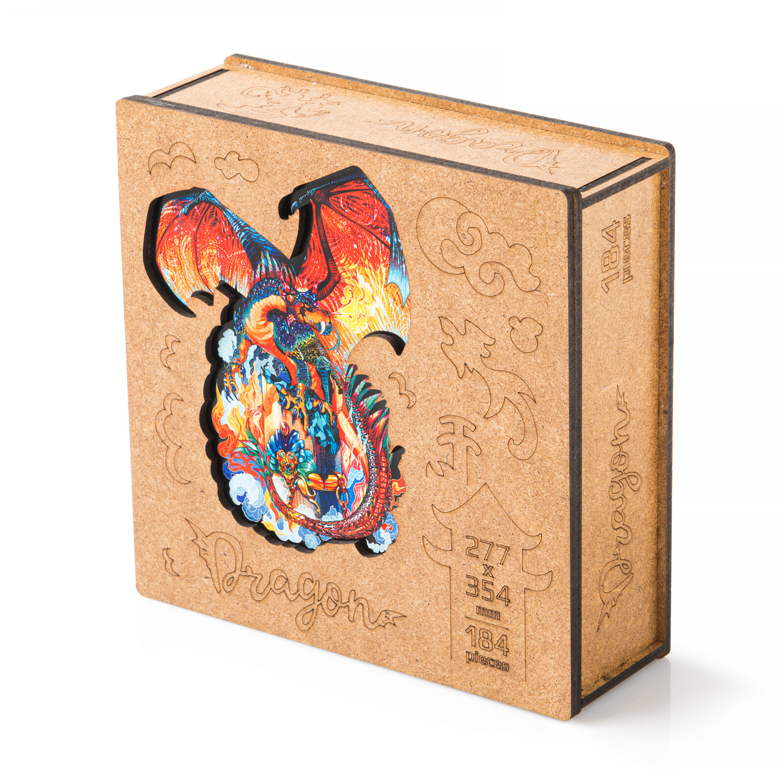 Пазл Rugo деревянный Дракон L 184 детали