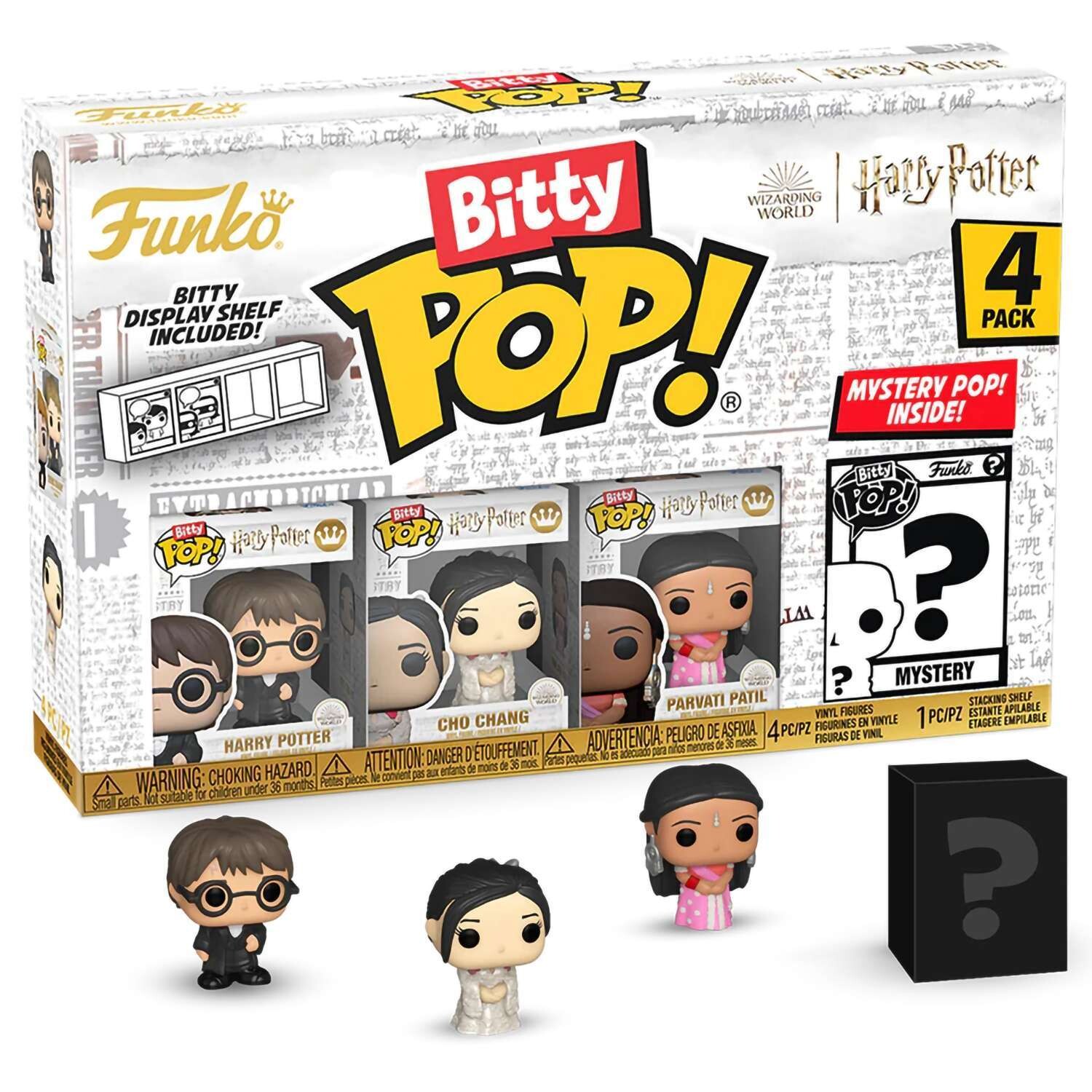 Фигурка Funko Bitty POP! Harry Potter GoF Harry+Cho+Parvati+Mystery