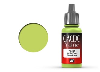 Vallejo Game Color: Fluorescent Green 72.104