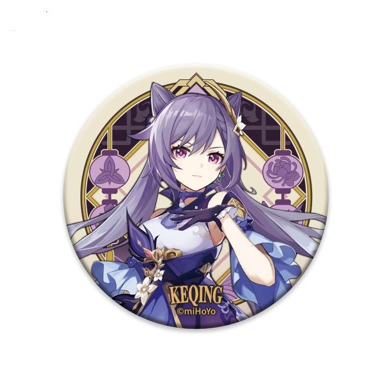 Значок Liyue Harbour Character Can Badge Keqing