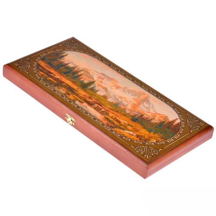 Нарды малые УФ (40х40) - Горы