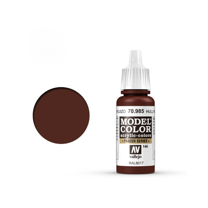 Vallejo Model Color: Hull Red 70.985