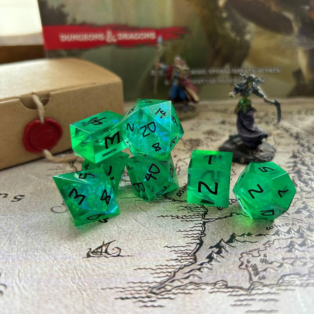 Набор кубиков Fantasy Minis Matrix Glow