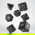 Набор кубиков Runic Black & white Dice Set (7)
