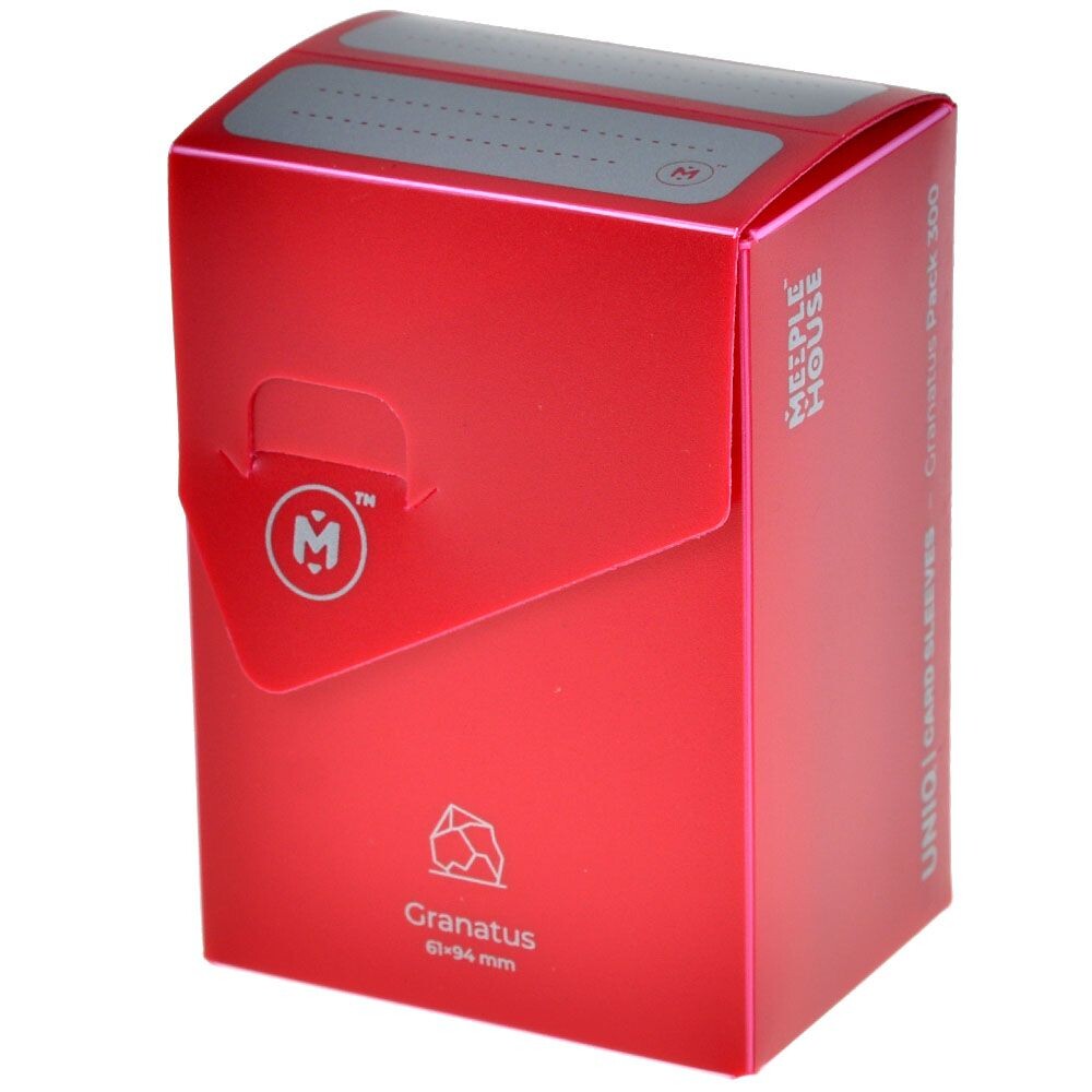 Протекторы UniqCardSleeves Granatus  (размер 59x92 мм) 300 шт: стандарт прозрачные