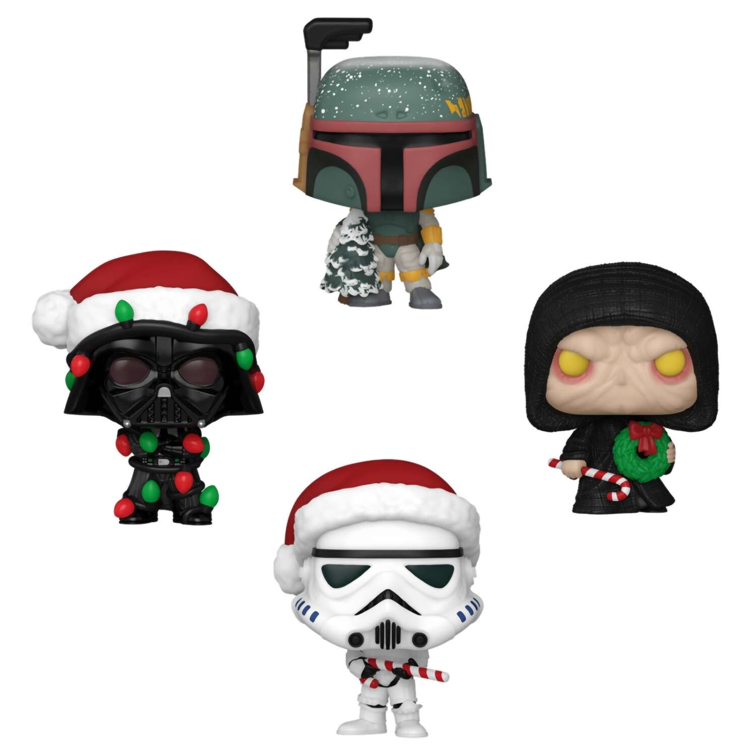 Фигурка Funko Pocket Pop: Holiday Tree Star Wars 4 фигурки