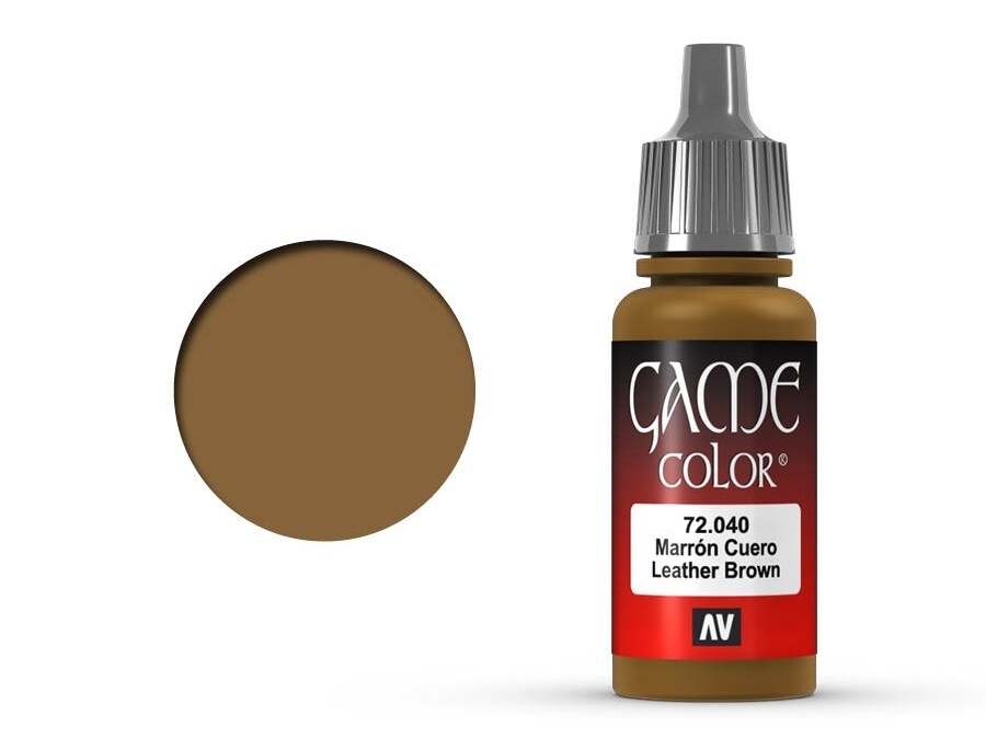 Vallejo Game Color: Leather Brown 72.040