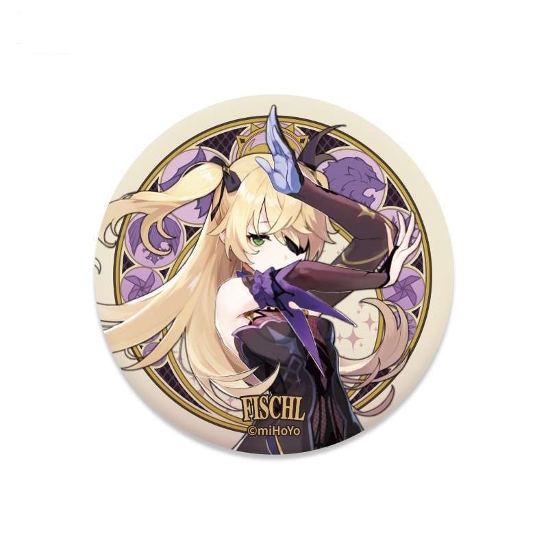 Значок Mondstadt Can Badge Fischl