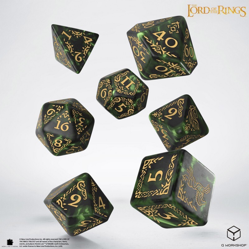 Набор кубиков The Lord of the Rings: Rohan Dice Set, 7 шт