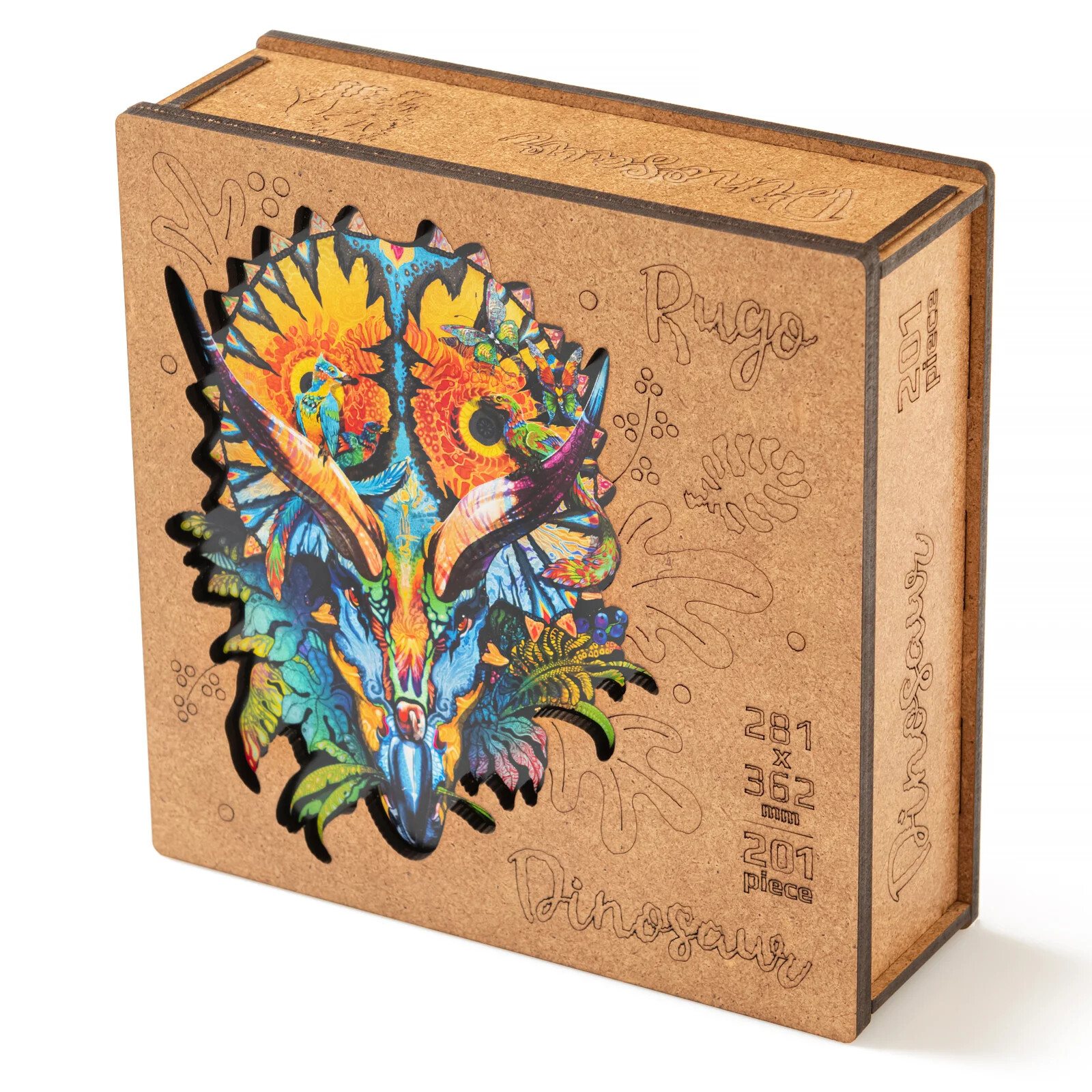 Пазл Rugo деревянный Динозавр L 201 деталь