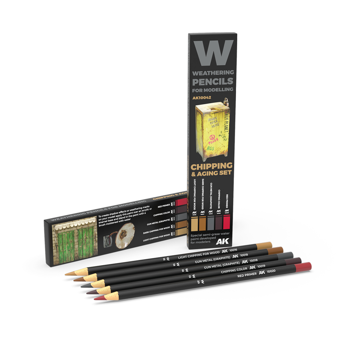 AK: WATERCOLOR PENCIL SET CHIPPING AK10042