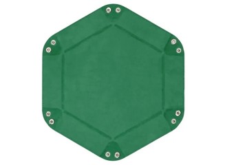 Дайс-трей MTGTRADE  зеленый шестиугольный большой 23х23см