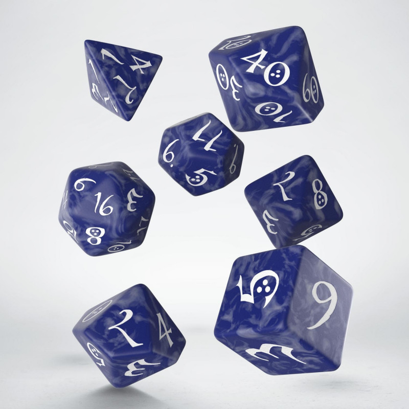 Набор кубиков Classic RPG Cobalt & white Dice Set (7)
