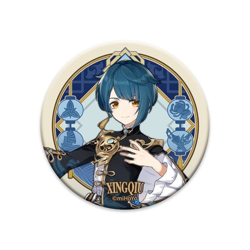 Значок Liyue Harbour Character Can Badge Xingqiu