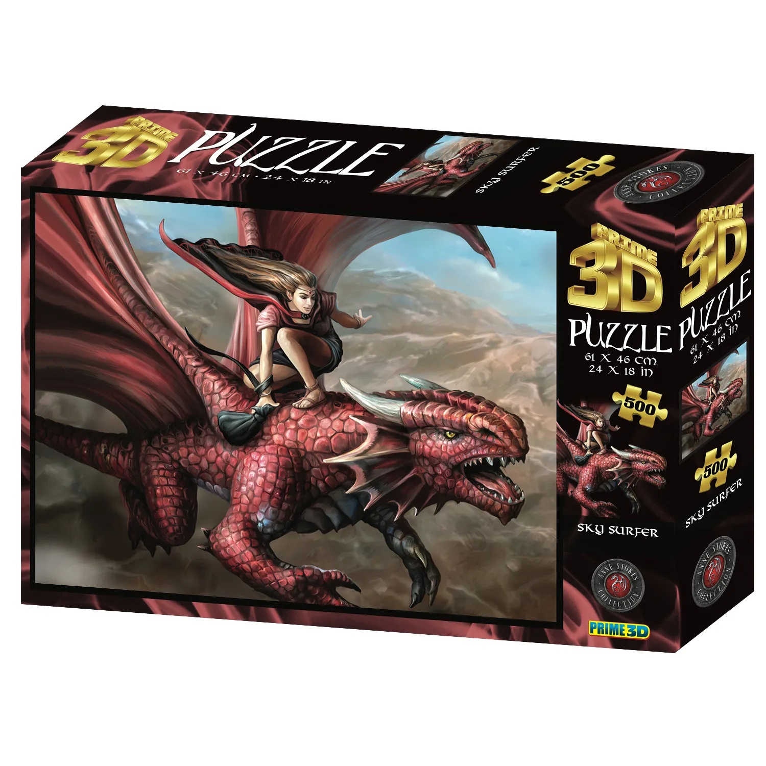 Пазл Super 3D "Небесный серфер", 500 детал. 