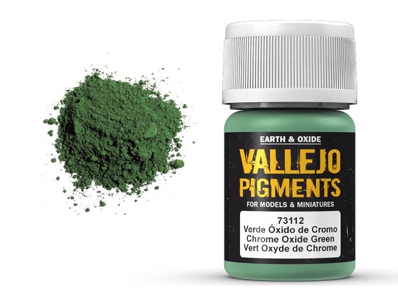 Vallejo Pigments: Chrome Ox Green 73.112 (35 мл)