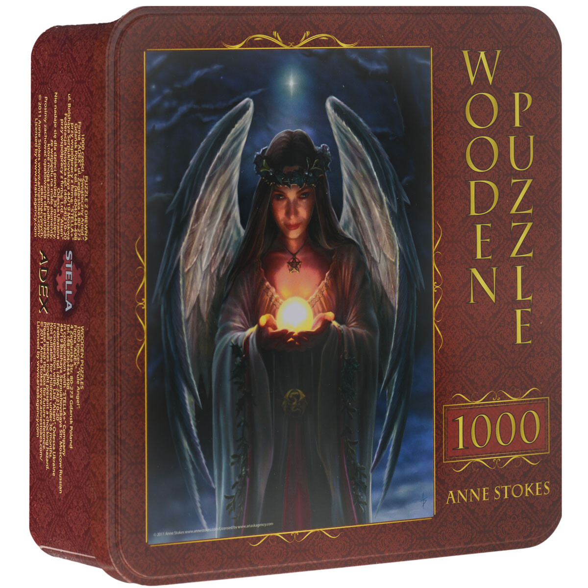 Пазл Adex "Ангел Рождества" 1000 дет. деревянный