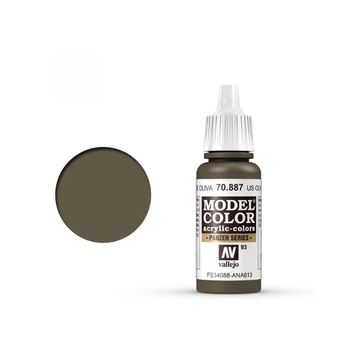 Vallejo Model Color: US Olive Drab 70.887