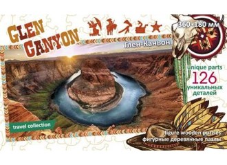 Пазл фигурный деревянный Travel collection "Glen Canyon"