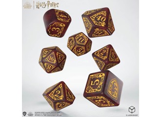 Набор кубиков Harry Potter. Gryffindor Modern Dice Set: Red, 7 шт.
