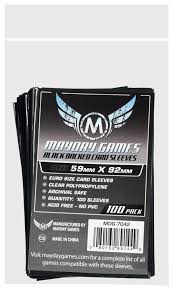 Протекторы Mayday (размер 59х92 мм) 100 шт. стандарт: чёрные