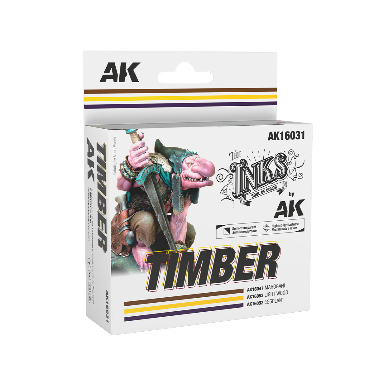 AK THE INKS SET: TIMBER AK16031 (3 шт)