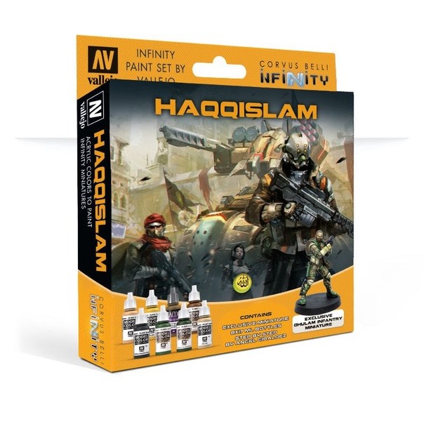 Infinity: Model Color Set: Infinity Haqqislam Exclusive Miniature