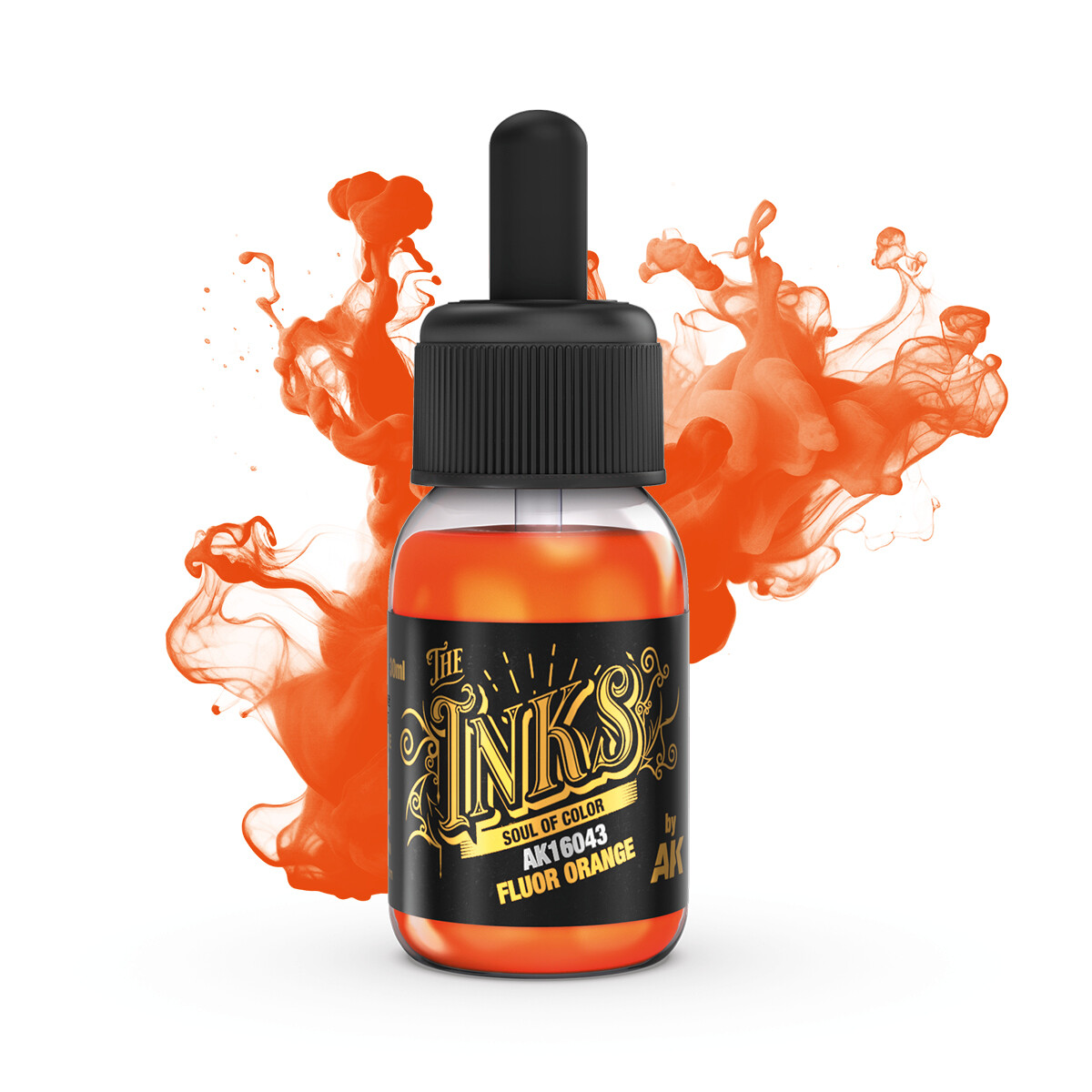 AK THE INKS: FLUOR ORANGE  AK16043 30 мл 