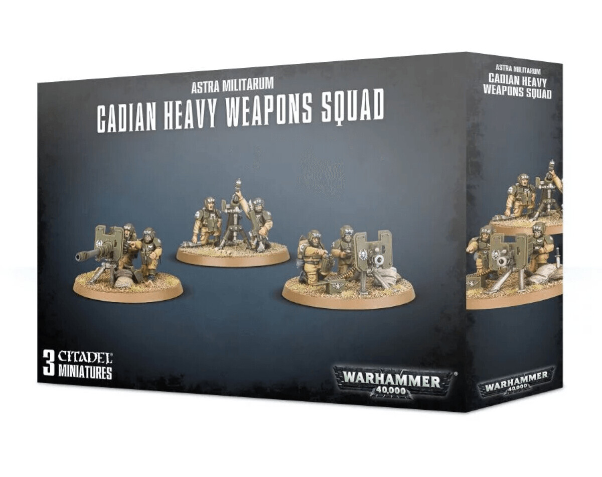 WH40K: Astra Militarum Cadian Heavy Weapon Squad