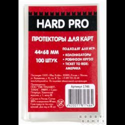 Протекторы HardPro (размер 44х68 мм) 100 шт., стандарт: прозрачные