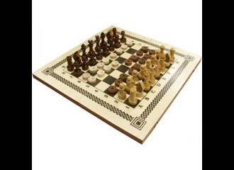 Шахматы+шашки 2 в 1 г.Орлов 
