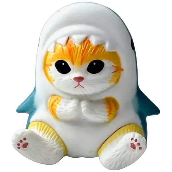 Фигурка коллекционная "Коты в кигуруми Акул" серия 1 в сюрприз-боксе в асс.