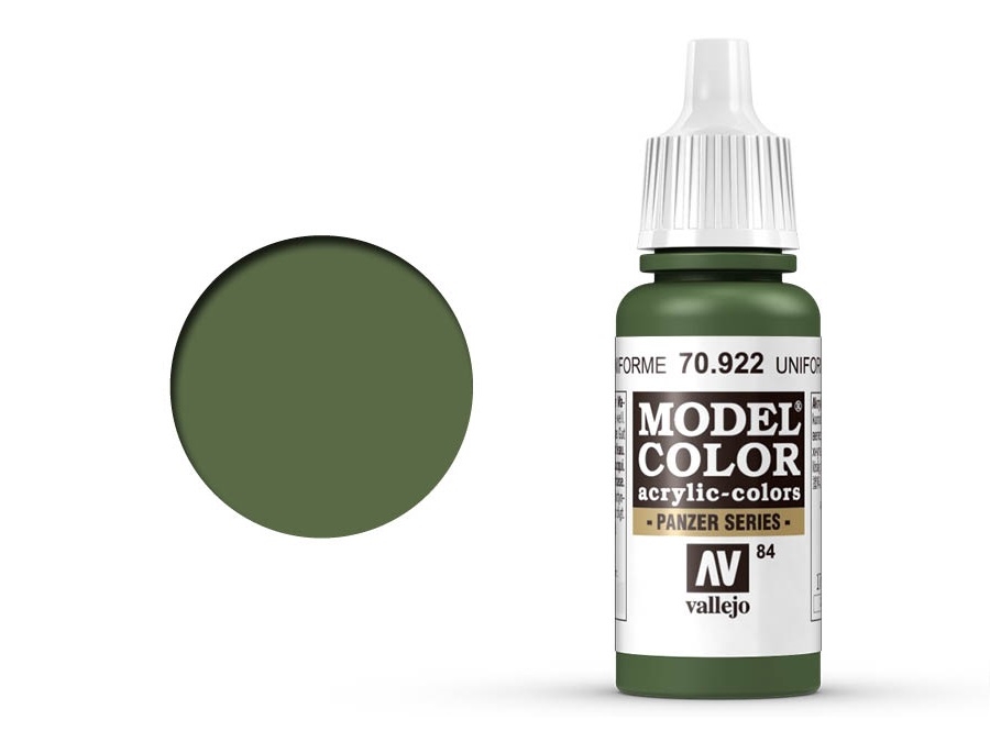 Vallejo Model Color: Uniform Green 70.922